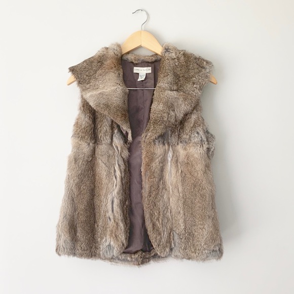 Lord Taylor Rabbit Fur Vest 
